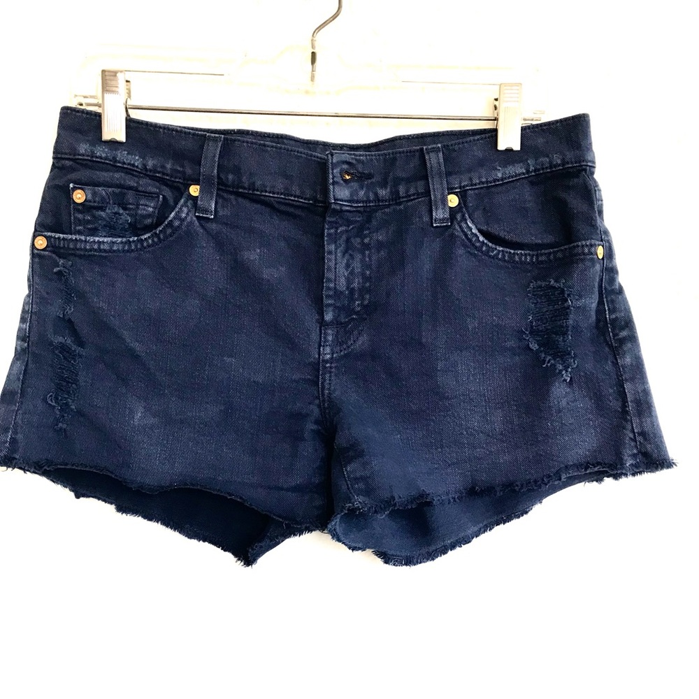 7 For All Mankind Denim Cutt Off - Picture 5 of 16